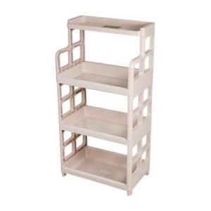 ชั้นวางของ 4 ชั้น STACKO FRIENDLY 47.5x30x95.5 ซม. สีเบจ