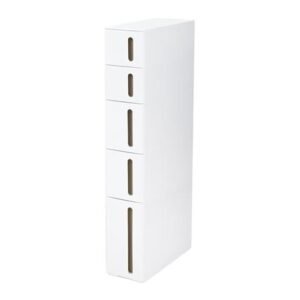 ตู้ลิ้นชักแคบ 5 ชั้น STACKO SEMAI 18x45.5x105 ซม. สีขาว