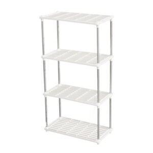 ชั้นวางของ 4 ชั้น STACKO SIMPLE 42x22x80 ซม.สีขาว