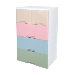 ตู้ลิ้นชัก 4 ชั้นทึบ STACKO NEAT 65x46x105 ซม. PASTEL
