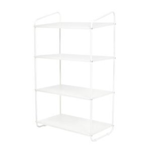 ชั้นวางของ 4 ชั้น STACKO RACK II 74x40.5x125 ซม. สีขาว